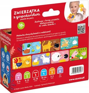 NICI CzuCzu Zwierzątka z gospodarstwa Puzzle do pary 2