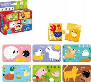 NICI CzuCzu Zwierzątka z gospodarstwa Puzzle do pary 3