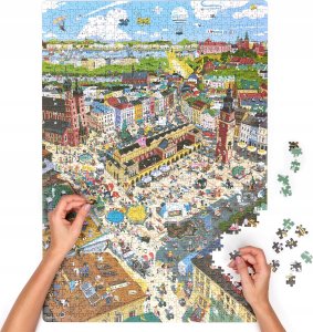 NICI Puzzlove CzuCzu Miasto Kraków 1000 elementów 3