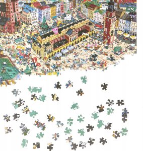 NICI Puzzlove CzuCzu Miasto Kraków 1000 elementów 4