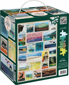NICI Puzzlove CzuCzu Polskie Parki Narodowe 1000 elementów 2