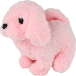 LeanToys Chodzący Piesek Zabawka Interaktywna Szczekający Różowy 2