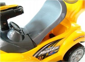 Baby Mix 45840 JEŹDZIK 3W1CAR ŻÓŁTY 3