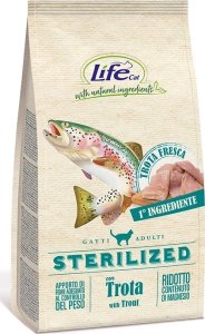 Life Pet Care LIFE CAT 400g STERILIZED TROUT /6 1