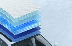 Baseus Zasłona dachowa do Tesli model Y Baseus T-Space - jedno warstwowa (biała) 14