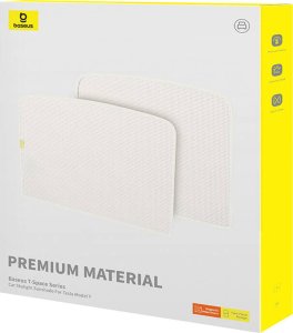 Baseus Zasłona dachowa do Tesli model Y Baseus T-Space - jedno warstwowa (biała) 8