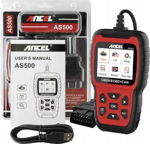ANCEL Skaner diagnostyczny OBD2 AS500/AC105 5