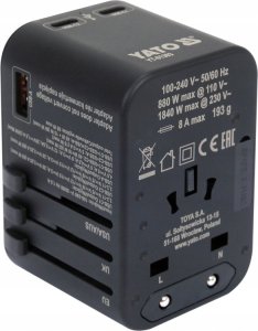 Yato YATO ADAPTER PODRÓŻNY UNIW. USB / USB-C 65W 2