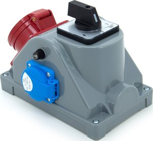 ELS Elektrotechnika Rozdzielnica budowlana typ COMBOPOL 32A/5 + GS 230V + wyłącznik 0-1, obudowa naścienna / natynkowa, N1T01-01 2
