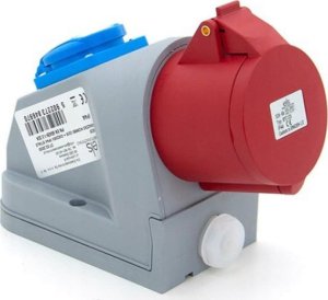 ELS Elektrotechnika Gniazdo siłowe stałe kombi 32A/5P + GS 230V + zabezpieczenie topikowe, ELS Elektrotechnika, N1T01 2