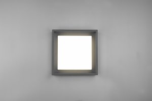 DELIGHT Trio Witham 677860142 plafon lampa sufitowa zewnętrzna IP54 1x14W LED 2300-4000K antracytowy 2