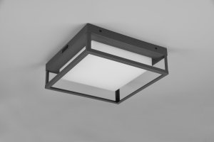 DELIGHT Trio Witham 677860142 plafon lampa sufitowa zewnętrzna IP54 1x14W LED 2300-4000K antracytowy 7