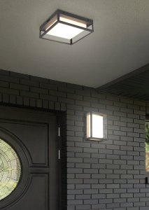 DELIGHT Trio Witham 677860142 plafon lampa sufitowa zewnętrzna IP54 1x14W LED 2300-4000K antracytowy 9