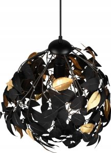 Lampa wisząca DELIGHT Trio Rl Leavy R10461932 lampa wisząca zwis 1x28W E27 czarna 2