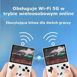 Konsola przenośna Anbernic Konsola RG35XX Plus biały/white 4