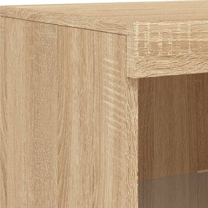 vidaXL Szafka z oświetleniem LED, dąb sonoma, 41x37x100 cm 11