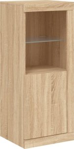 vidaXL Szafka z oświetleniem LED, dąb sonoma, 41x37x100 cm 3