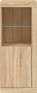 vidaXL Szafka z oświetleniem LED, dąb sonoma, 41x37x100 cm 6