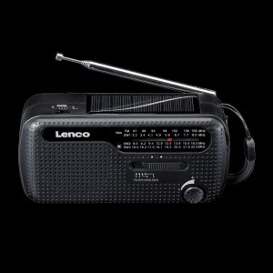 Radio Lenco Lenco MCR-113 Notfall-Radio Kurbel/Solar/Akku schwarz 1