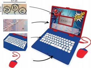 Lexibook Laptop edukacyjny Spiderman PL/EN/UKR JC598SPi21 3