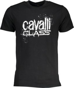 Cavalli Class T-SHIRT MĘSKI Z KRÓTKIM RĘKAWEM KLASY CAVALLI CZARNA M 1