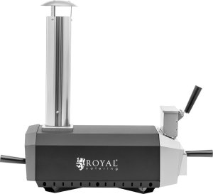 Royal Catering Domowy piec do pizzy opalany drewnem nastawny śr. 33cm 220C Domowy piec do pizzy opalany drewnem nastawny śr. 33cm 220C 5