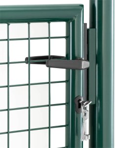 Wiesenfield Brama furtka wejściowa ogrodowa ze stali 107.5 x 196 cm Brama furtka wejściowa ogrodowa ze stali 107.5 x 196 cm 4