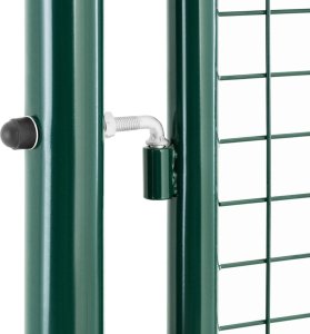 Wiesenfield Brama furtka wejściowa ogrodowa ze stali 107.5 x 196 cm Brama furtka wejściowa ogrodowa ze stali 107.5 x 196 cm 5