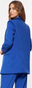 Nife Chabrowa marynarka oversize - Z43 (kolor niebieski, rozmiar 44) 2