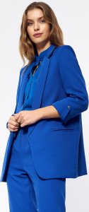 Nife Chabrowa marynarka oversize - Z43 (kolor niebieski, rozmiar 44) 3