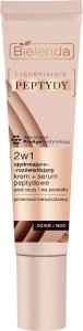 Bielenda Bielenda Ujędrniające Peptydy Ujędniająco-Rozświetlający Krem - Serum peptydowe 2w1 pod oczy i na powieki 15ml 2