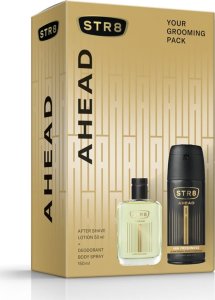 Sarantis STR 8 Zestaw prezentowy Ahead (Woda po goleniu 50ml+Deo spray 150ml) 1