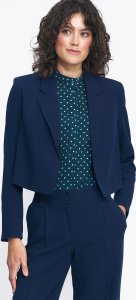 Nife Krótki granatowy żakiet - Z50 (kolor granat, rozmiar 38) 3