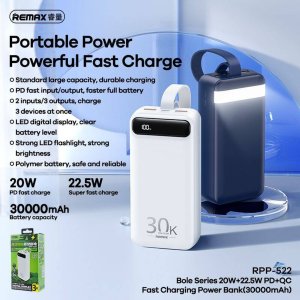 Powerbank Remax Powerbank 22,5W 30000mAh PD + QC Remax Bole Series niebieski 2