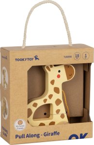 Tooky Toy TOOKY TOY Żyrafka do Ciągnięcia Drewniany 2