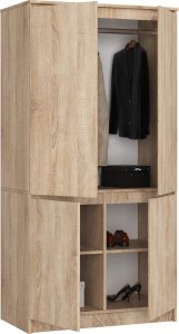 Fabryka Mebli Akord SZAFA S90 4D CLP SONOMA 2