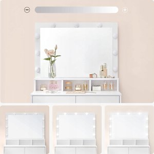 Leobert Toaletka biała z oświetleniem LED (RDT120T10) 3