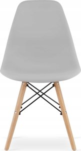 Leobert Krzesło OSAKA szare / nogi naturalne x 1 2