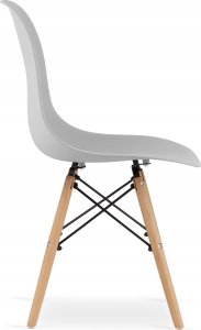 Leobert Krzesło OSAKA szare / nogi naturalne x 1 3