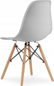 Leobert Krzesło OSAKA szare / nogi naturalne x 1 5