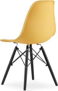 Leobert Krzesło OSAKA musztarda / nogi czarne x 1 6