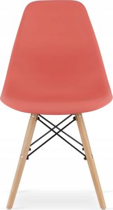 Leobert Krzesło OSAKA cynober / nogi naturalne x 1 2