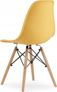 Leobert Krzesło OSAKA musztarda / nogi naturalne x 1 6