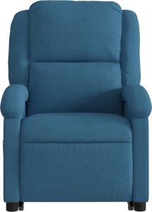 vidaXL Podnoszony fotel masujący, elektryczny rozkładany, niebieski 8