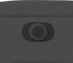 vidaXL Elektryczny fotel rozkładany, czarny, obity tkaniną 11