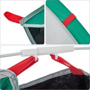 vidaXL Namiot plażowy typu pop-up, 2-os., morski, wodoszczelny 10