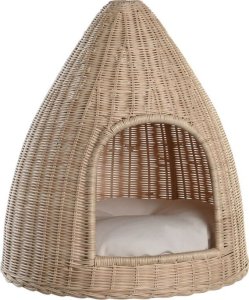 DKD Home Decor Łóżko dla zwierząt domowych DKD Home Decor 45 x 45 x 57 cm Naturalny Rattan 1