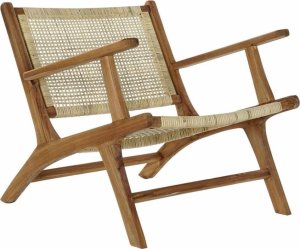 DKD Home Decor Krzesło DKD Home Decor MB-182316 Naturalny Teczyna Jasnobrązowy Rattan (69 x 78 x 68 cm) 1