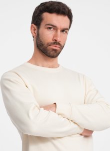 Ombre Męski dresowy komplet bluza + spodnie  kremowy V11 Z78 XXL 3