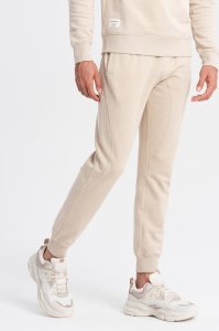 Ombre Komplet męski dresowy bluza + spodnie joggery  popielaty V1 Z79 XXL 5